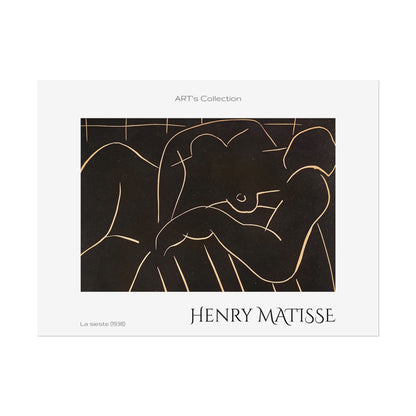 La sieste (1938) by Henry Matisse / Affiche imprimée - Série ART's Collection