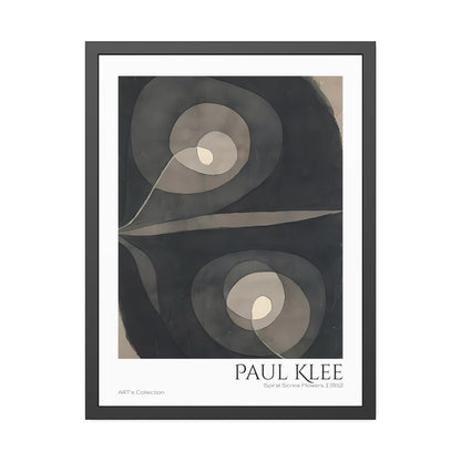 Spiral Screw Flowers I (1932)  by Paul Klee / Affiche Encadrée série ART's Collection