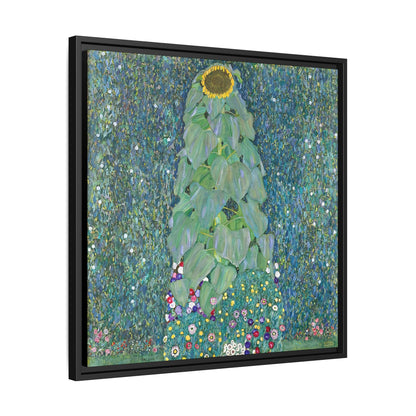 Sunflowers (1883) by Gustav Klimt / Toile encadrée sur caisse américaine