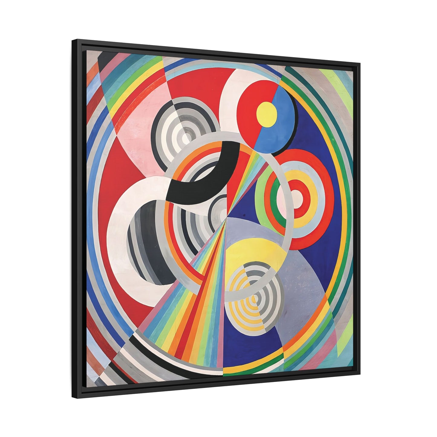 Rythme Numéro 1 (1938) by Robert Delaunay  / Toile encadrée sur caisse américaine