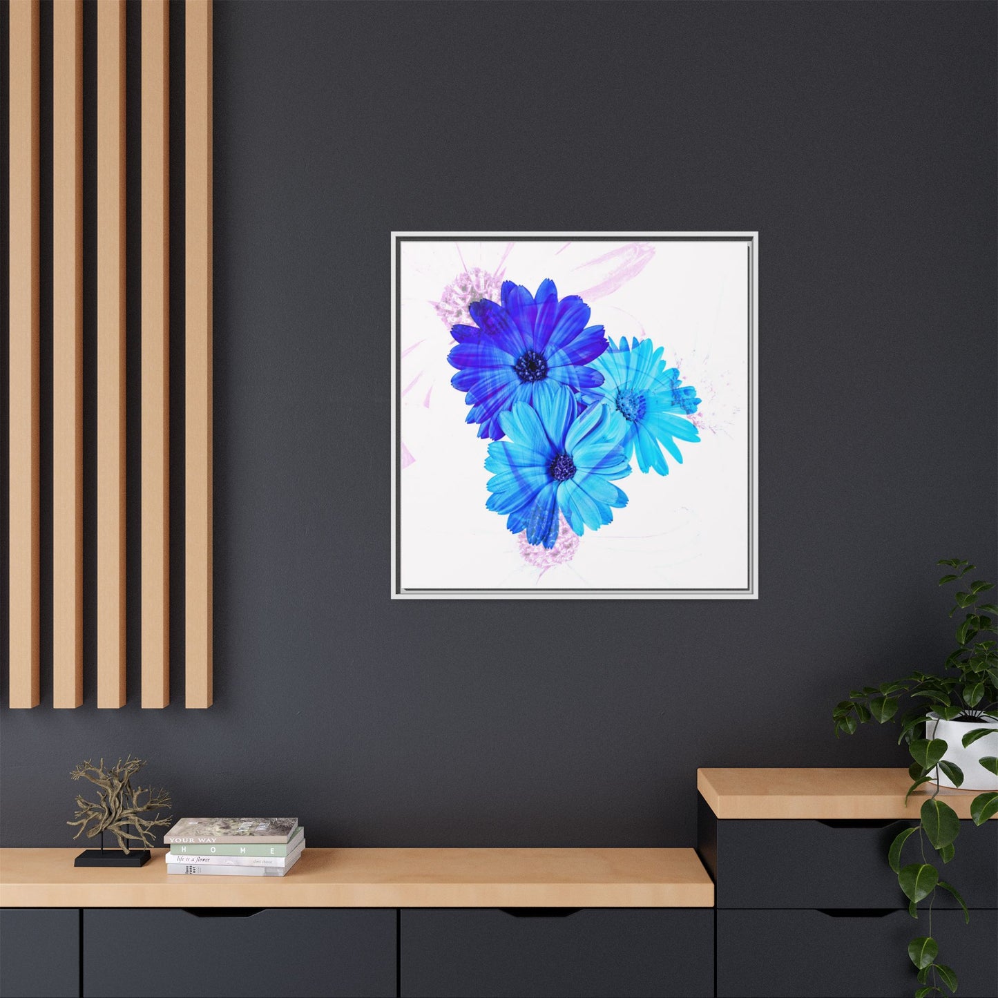 Collection Signature "FLORAL Numéro 11" sur Toile encadrée avec caisse américaine