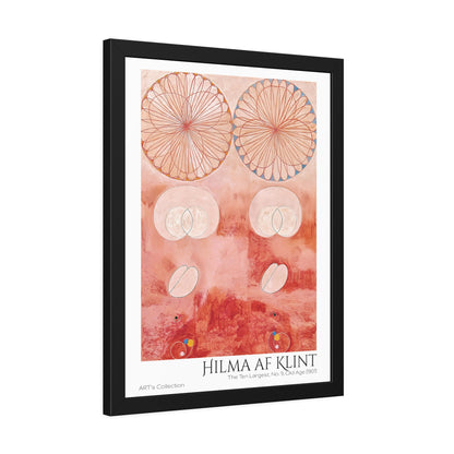 The Ten Largest, No. 9, Old Age (1907) by Hilma af Klint  / Affiche Encadrée série ART's Collection