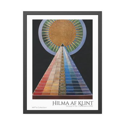 Group X No 1 Altarpiece (1915) by Hilma af Klint  / Affiche Encadrée série ART's Collection