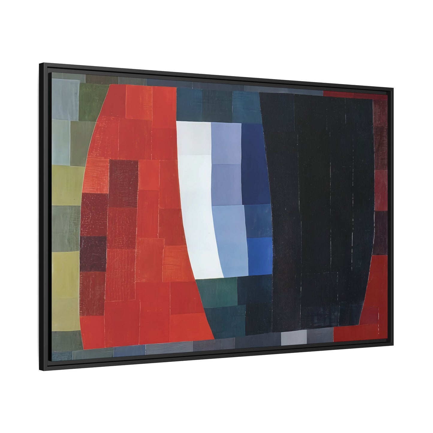 My Sky is Red (1933)  by Otto Freundlich / Toile encadrée sur caisse américaine