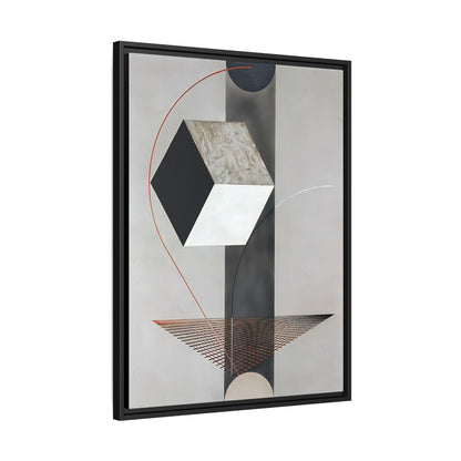 Proun 99 (ca. 1923-1925) by El Lissitzky / Toile encadrée sur caisse américaine