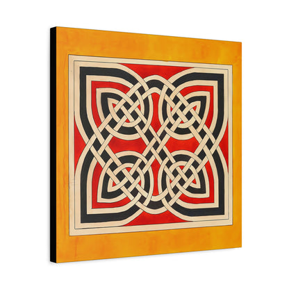 Celtic Ornament (ca 1900) by Elizabeth A. Nedwill  / Reproduction Fine Art sur Toile / Flanc Large Epaisseur 3.2 cm - 1.25 inch