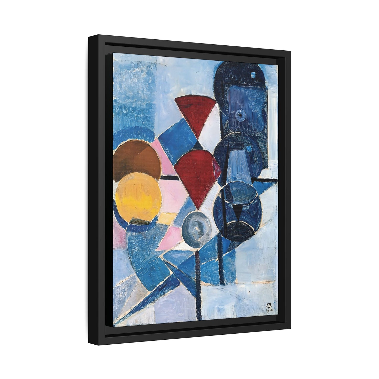 Composition II Still Life 1916 by Theo van Doesburg  / Toile encadrée sur caisse américaine