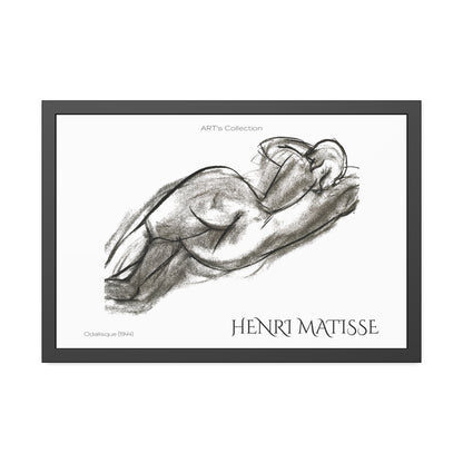Odalisque (1944) by Henry Matisse  / Affiche Encadrée série ART's Collection