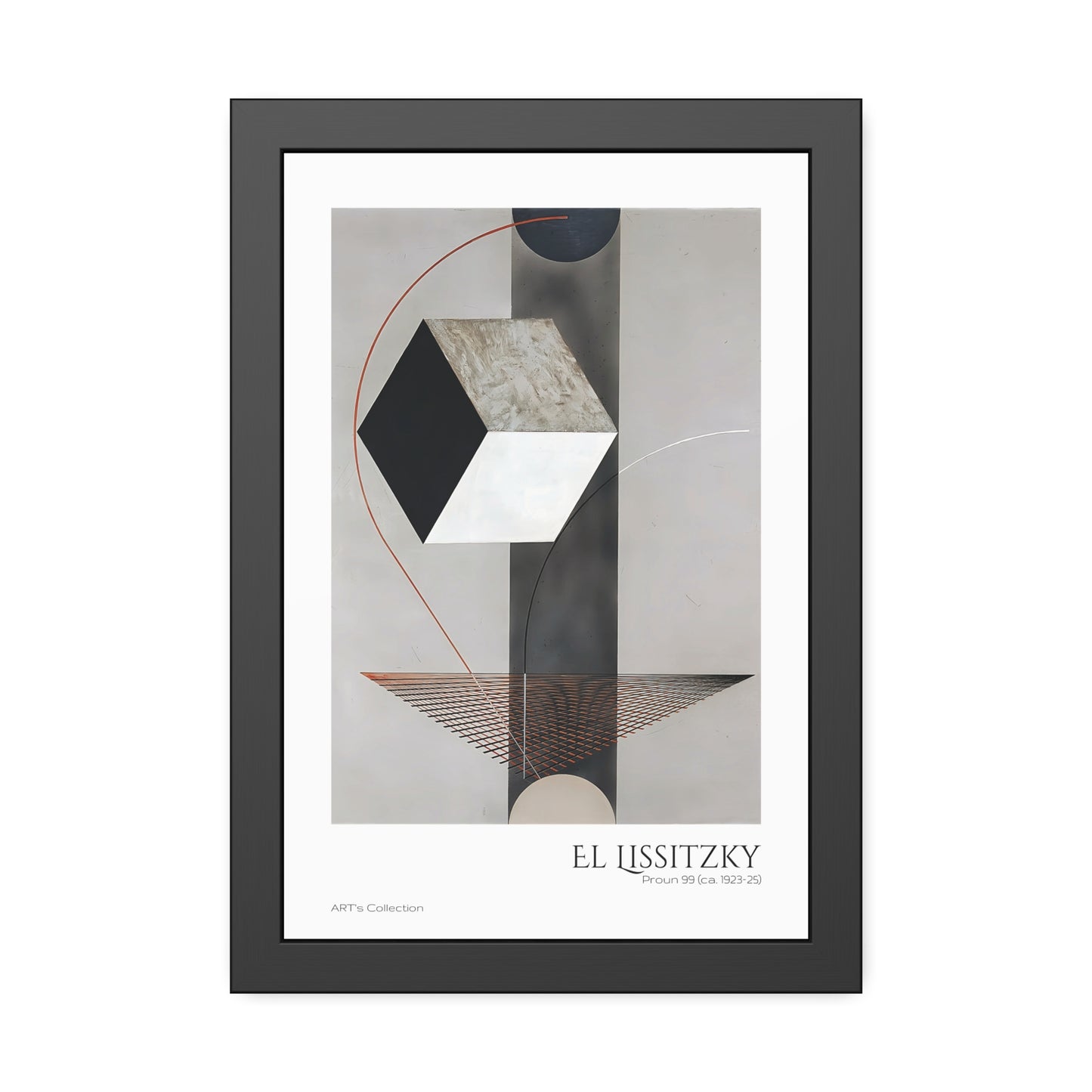 Proun 99 (ca. 1923-1925) El Lissitzky  by El Lissitzky / Affiche Encadrée série ART's Collection
