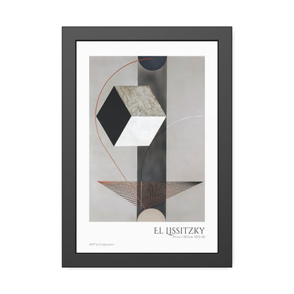 Proun 99 (ca. 1923-1925) El Lissitzky  by El Lissitzky / Affiche Encadrée série ART's Collection