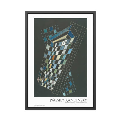 Kleine Flächen - Small Planes (1936) by Wassily Kandinsky / Affiche Encadrée série ART's Collection