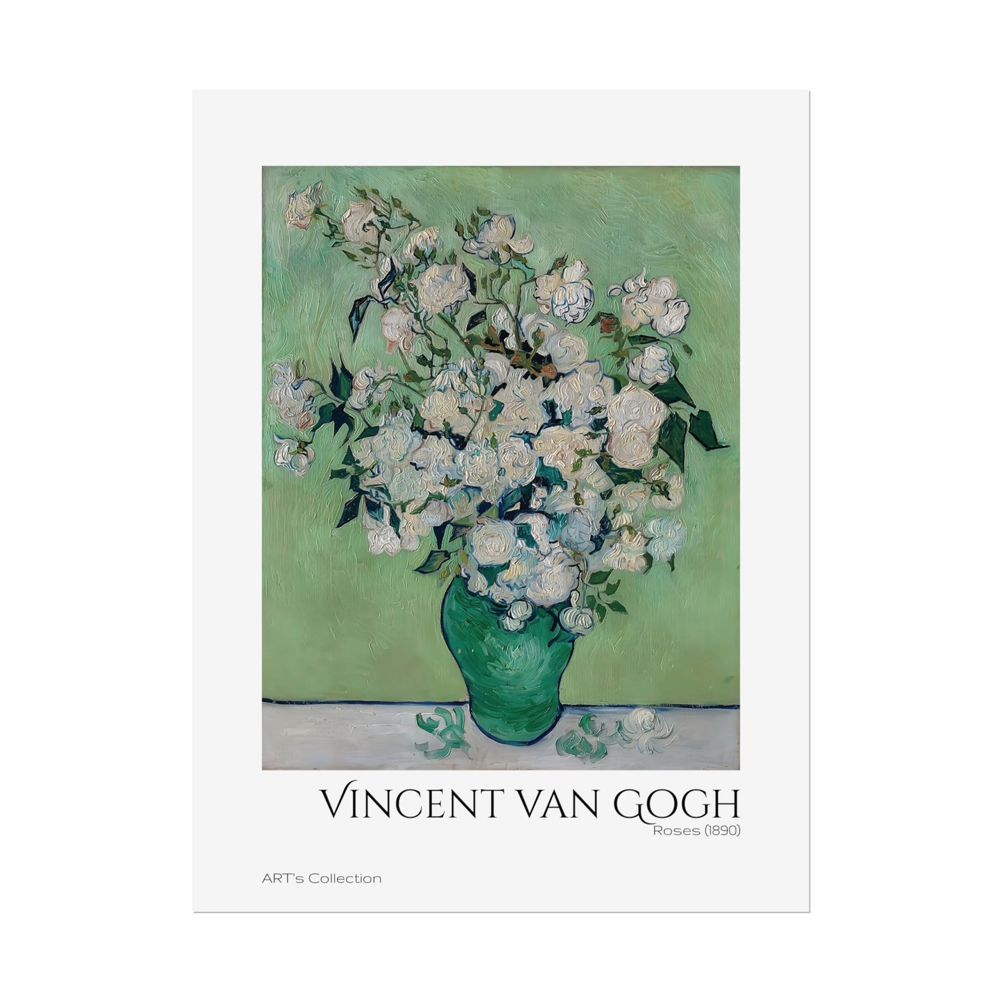 Roses (1890) by Vincent van Gogh / Affiche imprimée - Série ART's Collection
