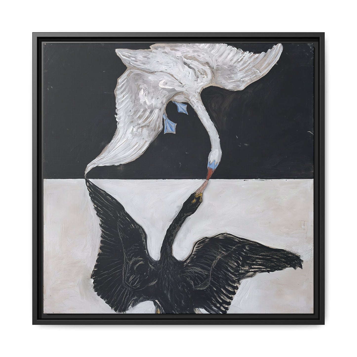 Group IX,SUW, The Swan, No. 1 (1915) by Hilma af Klint   / Toile encadrée sur caisse américaine