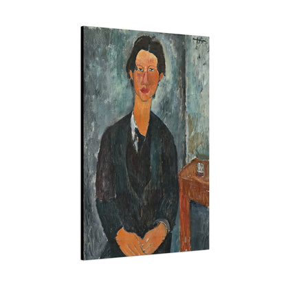 Chaim Soutine (1917) by Amedeo Modigliani / Reproduction Fine Art sur Toile / Flanc Large Epaisseur 3.2 cm - 1.25 inch