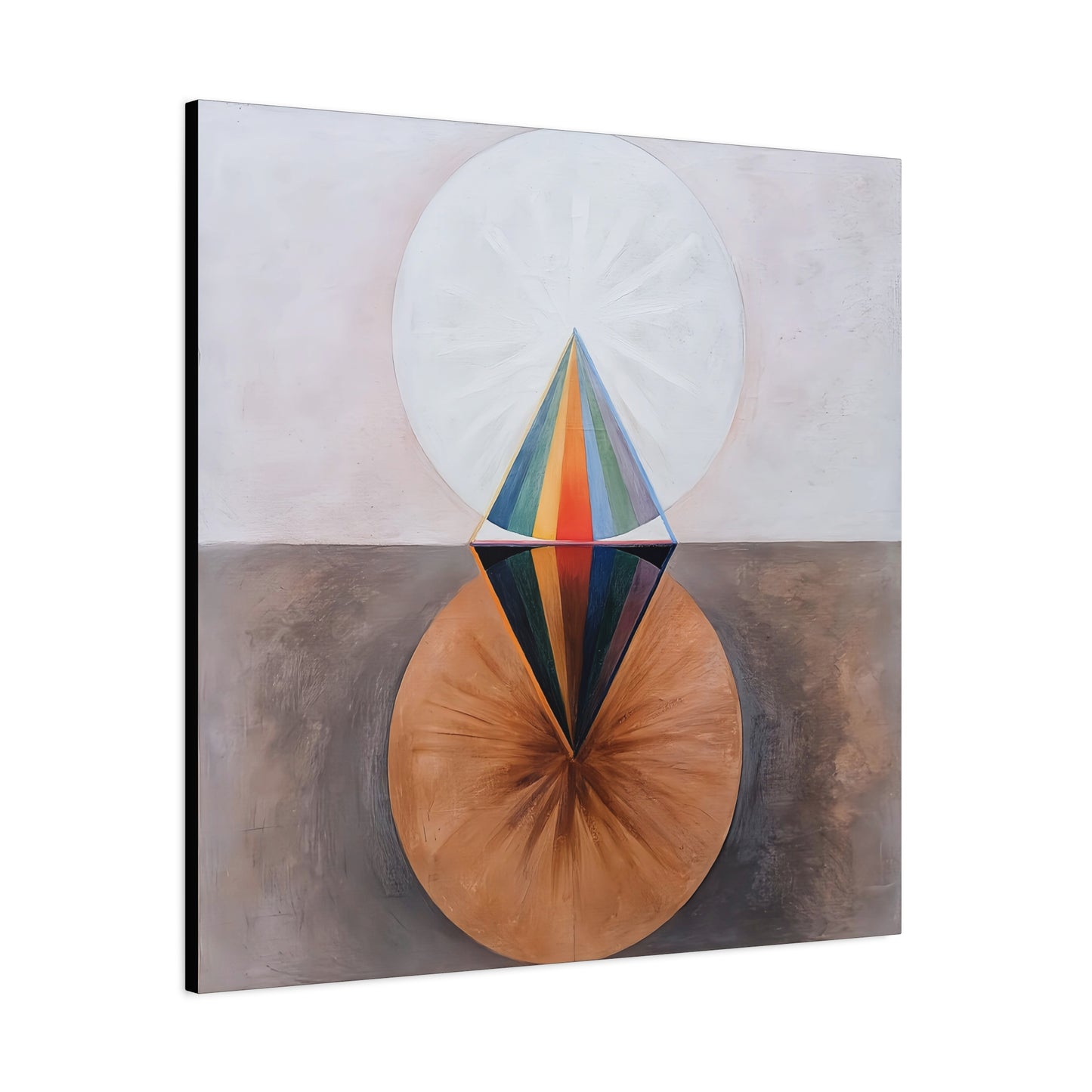 The Swan, No. 12, Group IX-SUW (1915) by  Hilma af Klint / Reproduction Fine Art sur Toile / Large Epaisseur 3.2 cm - 1.25 inch