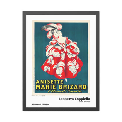 Anisette Marie Brizard (1928) by Leonetto Cappiello / Affiche Encadrée Série Vintage Ads Collection