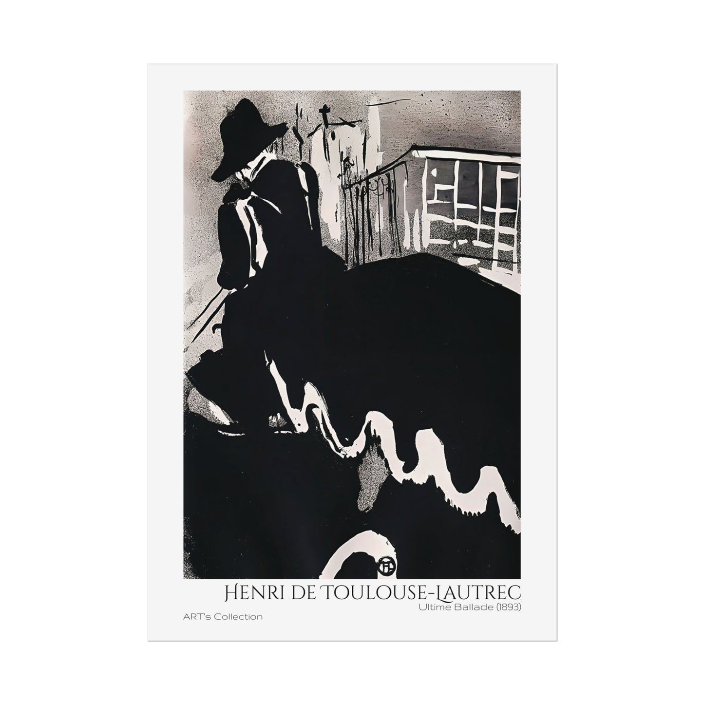 Ultime Ballade (1893) by Henri de Toulouse-Lautrec / Affiche imprimée - Série ART's Collection