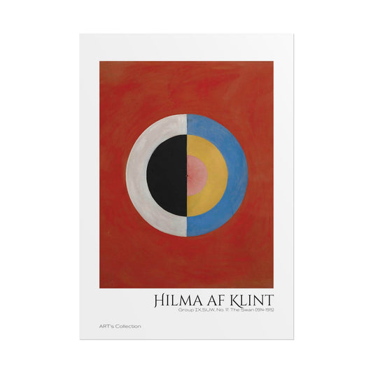 Group IX,SUW, No. 17. The Swan (1914-1915) by Hilma af Klint  / Affiche imprimée - Série ART's Collection