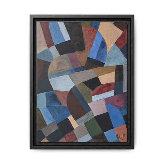 Composition by Otto Freundlich   / Toile encadrée sur caisse américaine