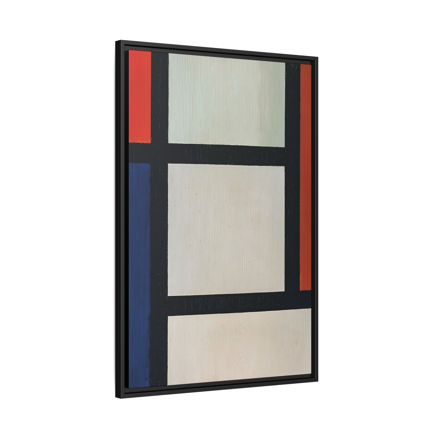 Contra-Composition (1927-28) by Theo van Doesburg  / Toile encadrée sur caisse américaine