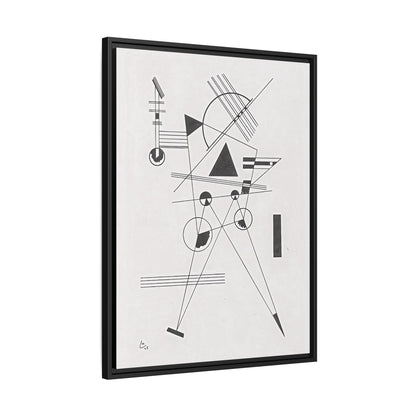 Wassily Kandinsky / Lithographie No. 1 (1925) / Toile encadrée sur caisse américaine
