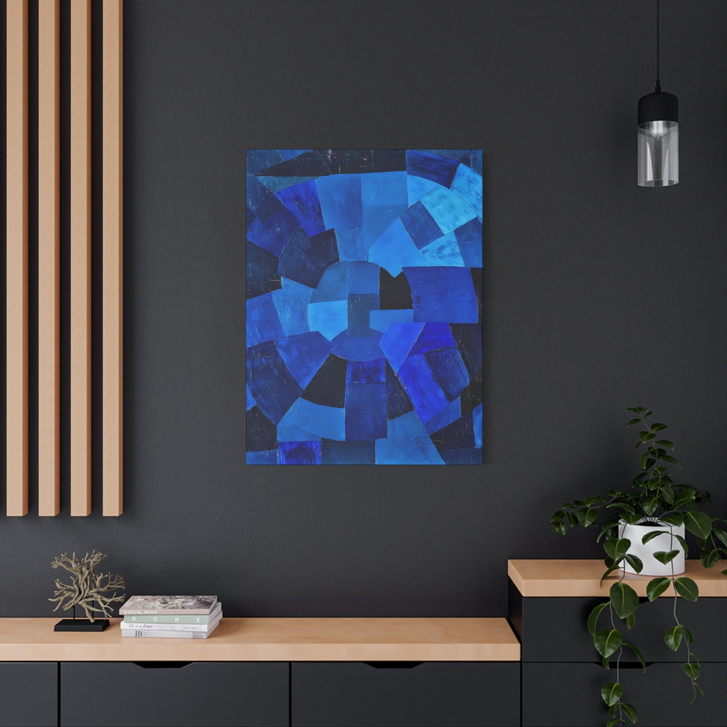 Komposition in Blau (1931) by Otto Freundlich  / Reproduction Fine Art sur Toile / Epaisseur 3,2cm - 1'25 po