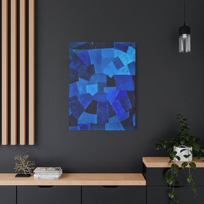 Komposition in Blau (1931) by Otto Freundlich  / Reproduction Fine Art sur Toile / Epaisseur 3,2cm - 1'25 po