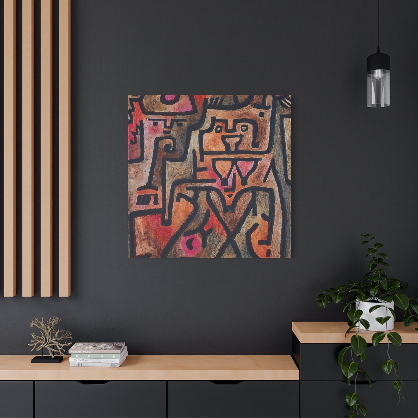 Forest Witches (1938) by Paul Klee / Reproduction Fine Art sur Toile / Epaisseur 3,2cm - 1'25 po