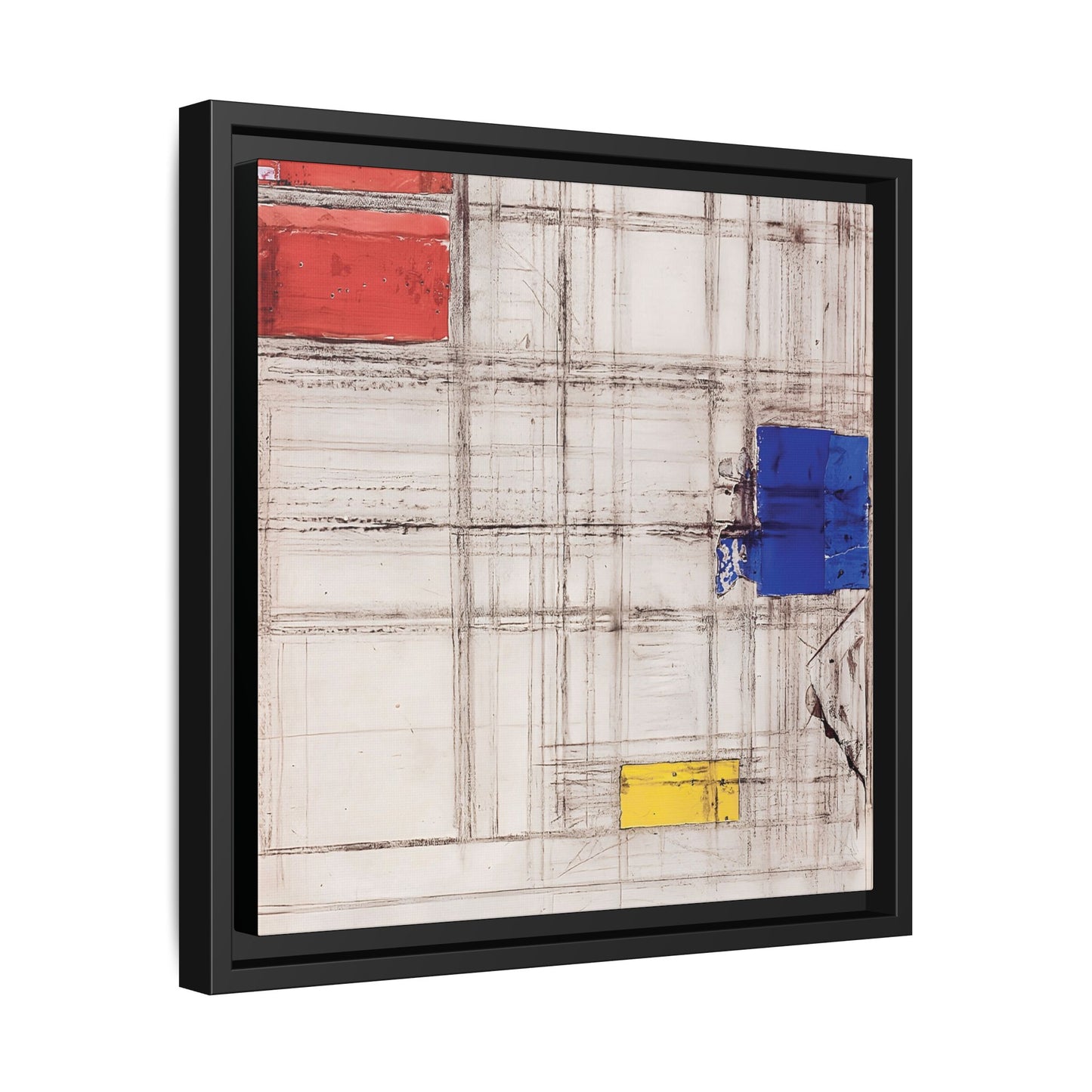 Study for a Composition (1940-1941) by Piet Mondrian  / Toile encadrée sur caisse américaine