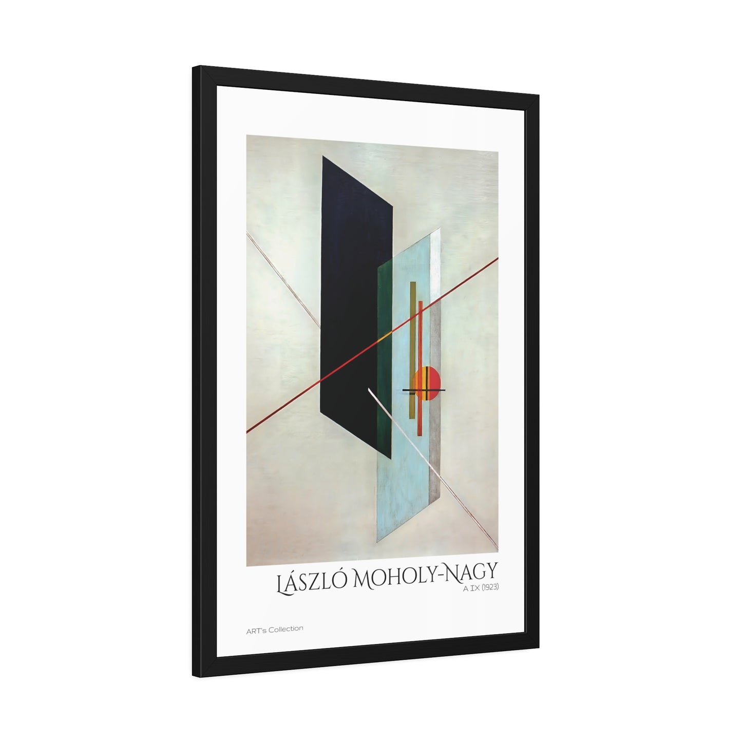 A IX (1923) by László Moholy-Nagy  / Affiche Encadrée série ART's Collection