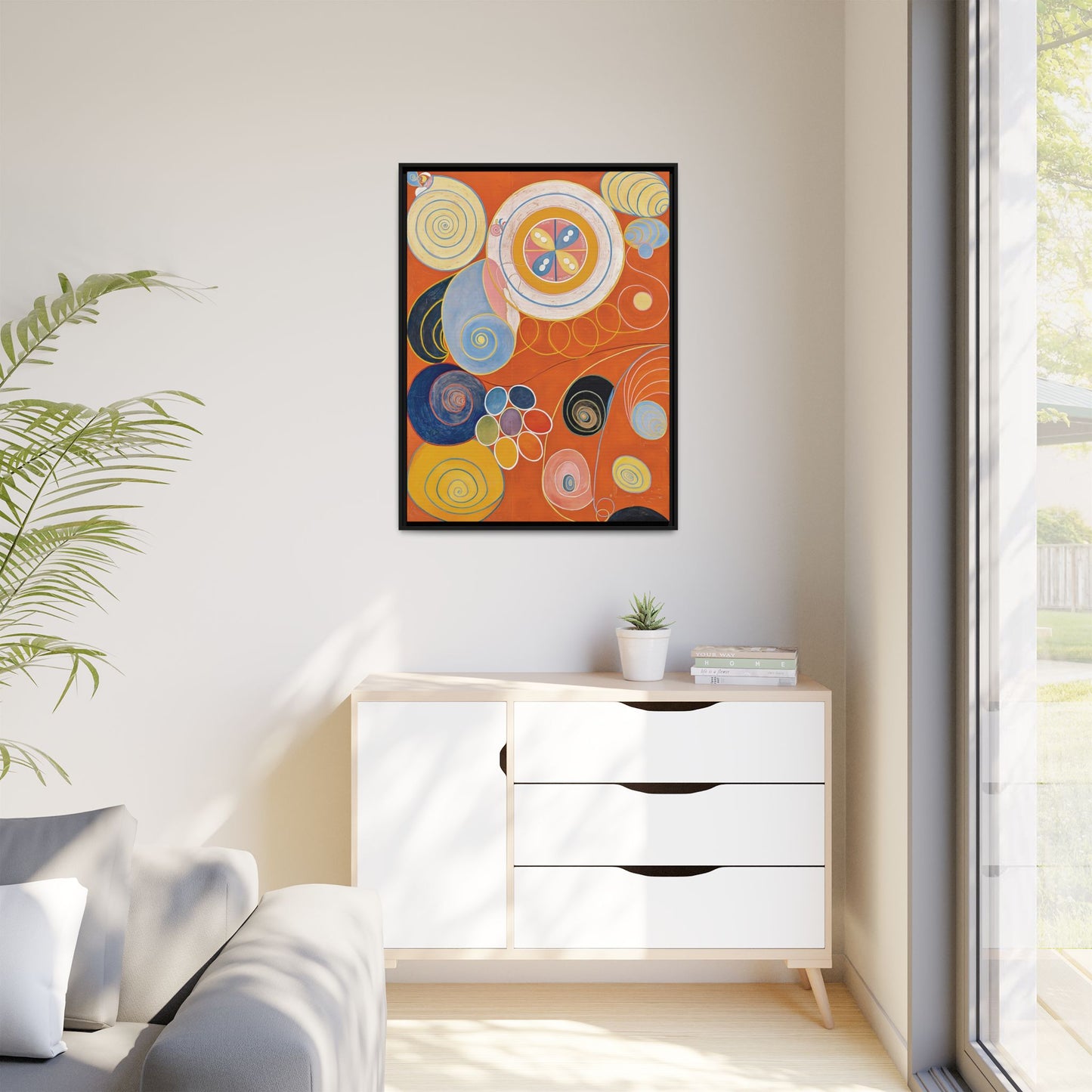 Group IV, No. 3. The Ten Largest, Youth (1907 by Hilma af Klint   / Toile encadrée sur caisse américaine