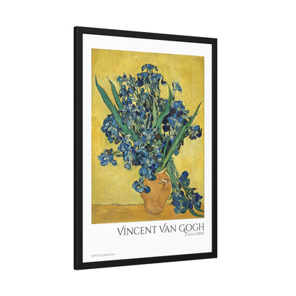 Irises (1890) by Vincent Van Gogh / Affiche Encadrée série ART's Collection