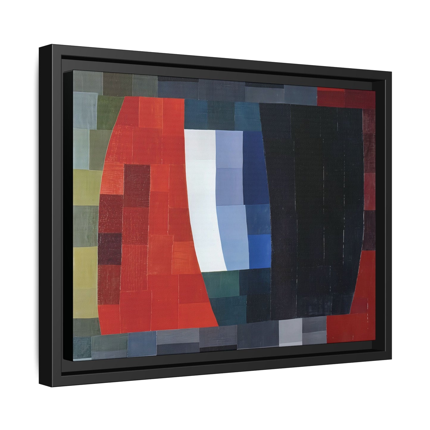 My Sky is Red (1933)  by Otto Freundlich / Toile encadrée sur caisse américaine