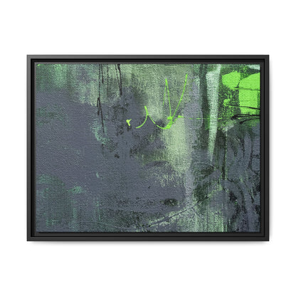 Tableau Beaux Arts Quartz & Emeraude "Série Sign Collections" / Toile encadrée sur caisse américaine