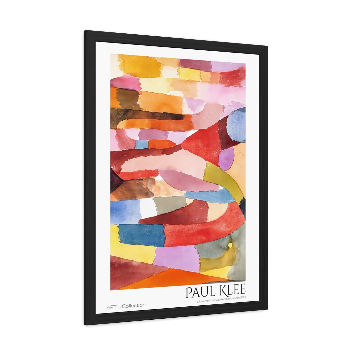 Movement of Vaulted Chambers (1915) by Paul Klee / Affiche Encadrée série ART's Collection