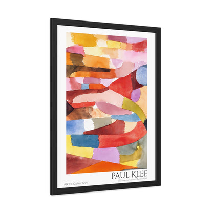 Movement of Vaulted Chambers (1915) by Paul Klee / Affiche Encadrée série ART's Collection