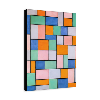 Composition in dissonances (1919) by Theo van Doesburg  / Reproduction Fine Art sur Toile / Epaisseur 3.2 cm - 1.25 inch