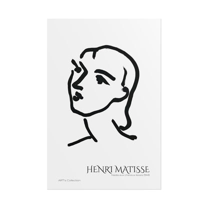 Nadia aux cheveux lisses (1948) by Henri Matisse / Affiche imprimée - Série ART's Collection