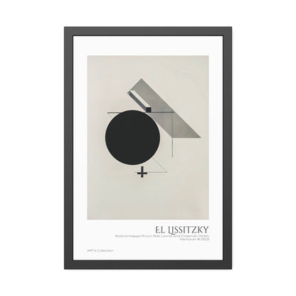 Kestnermappe Proun, Rob. Levnis and Chapman GmbH Hannover #5 (1923) by El Lissitzky / Affiche Encadrée série ART's Collection