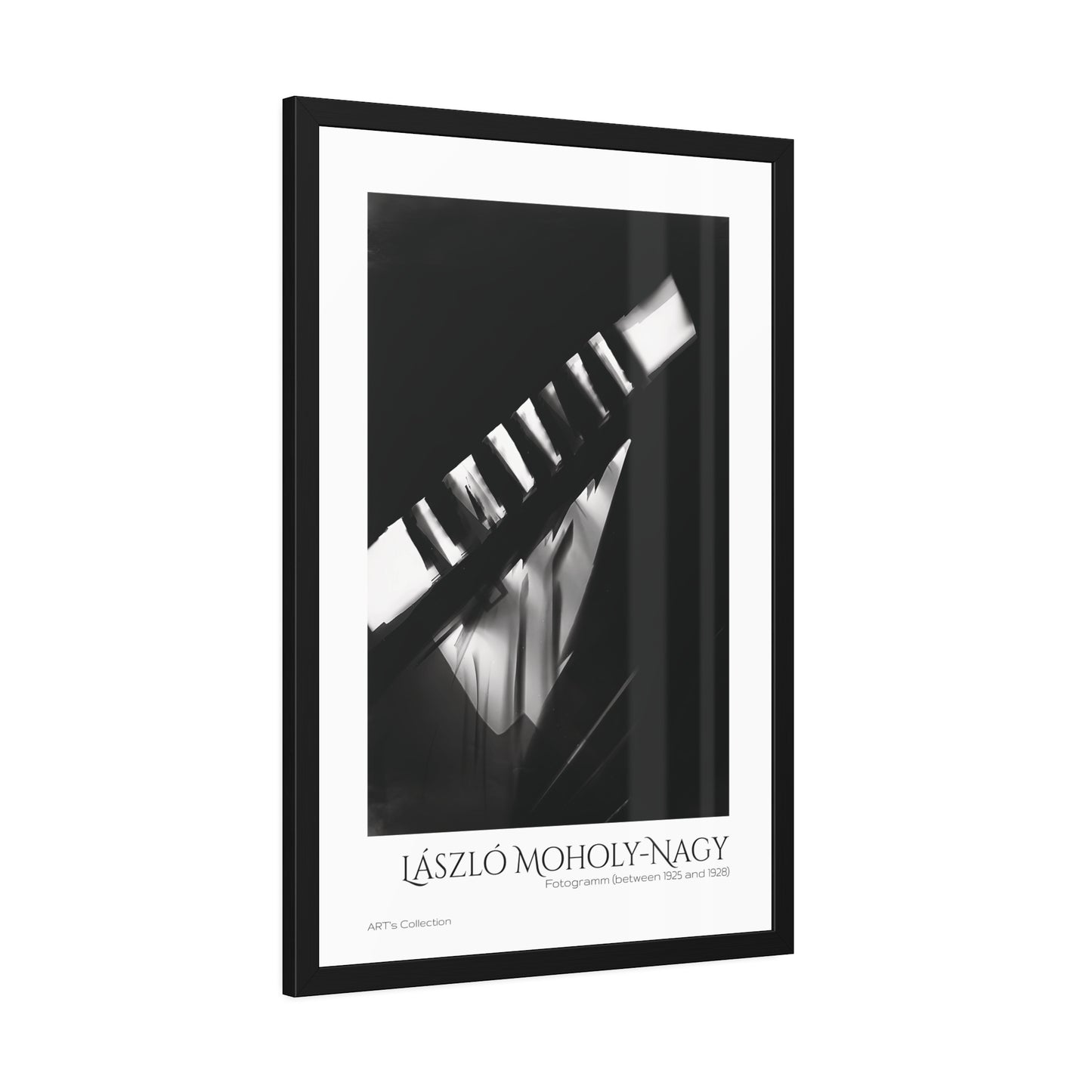 Fotogramm (between 1925 and 1928) by László Moholy-Nagy  / Affiche Encadrée série ART's Collection