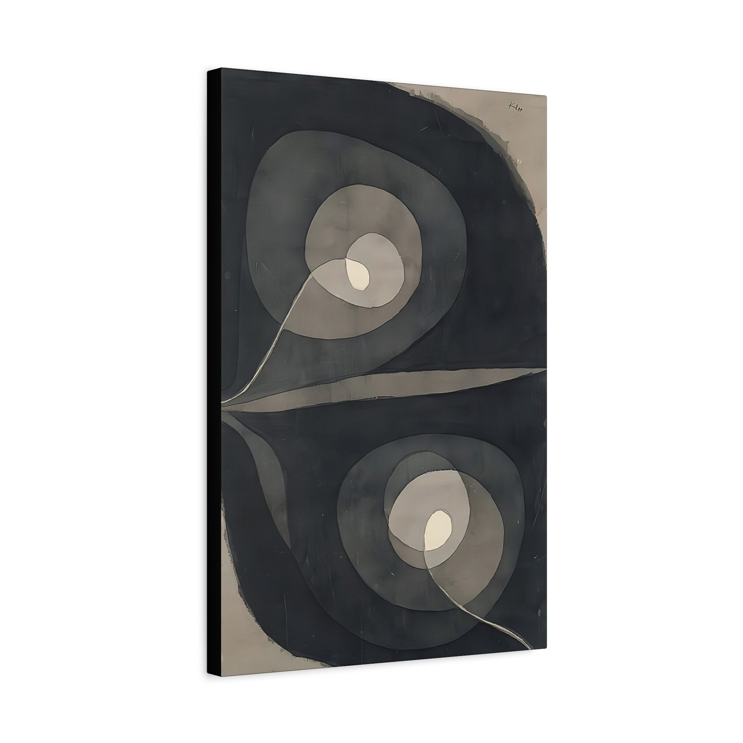Spiral Screw Flowers I (1932)  by Paul Klee  / Reproduction Fine Art sur Toile / Epaisseur 3.2 cm - 1.25 inch