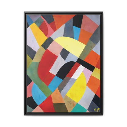 Composition Abstraite (1936-38) by Otto Freundlich   / Toile encadrée sur caisse américaine