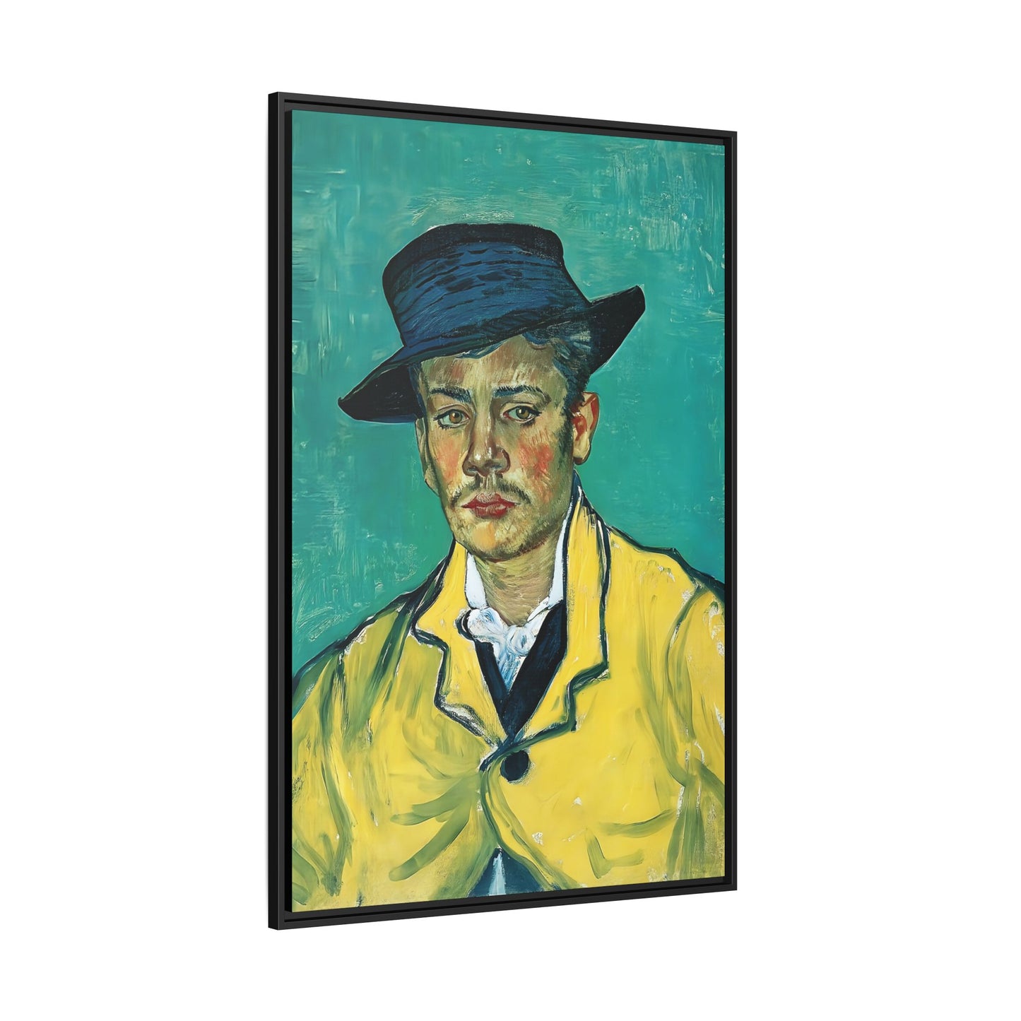 Portrait of Armand Roulin (1888) by Vincent van Gogh / Toile encadrée sur caisse américaine