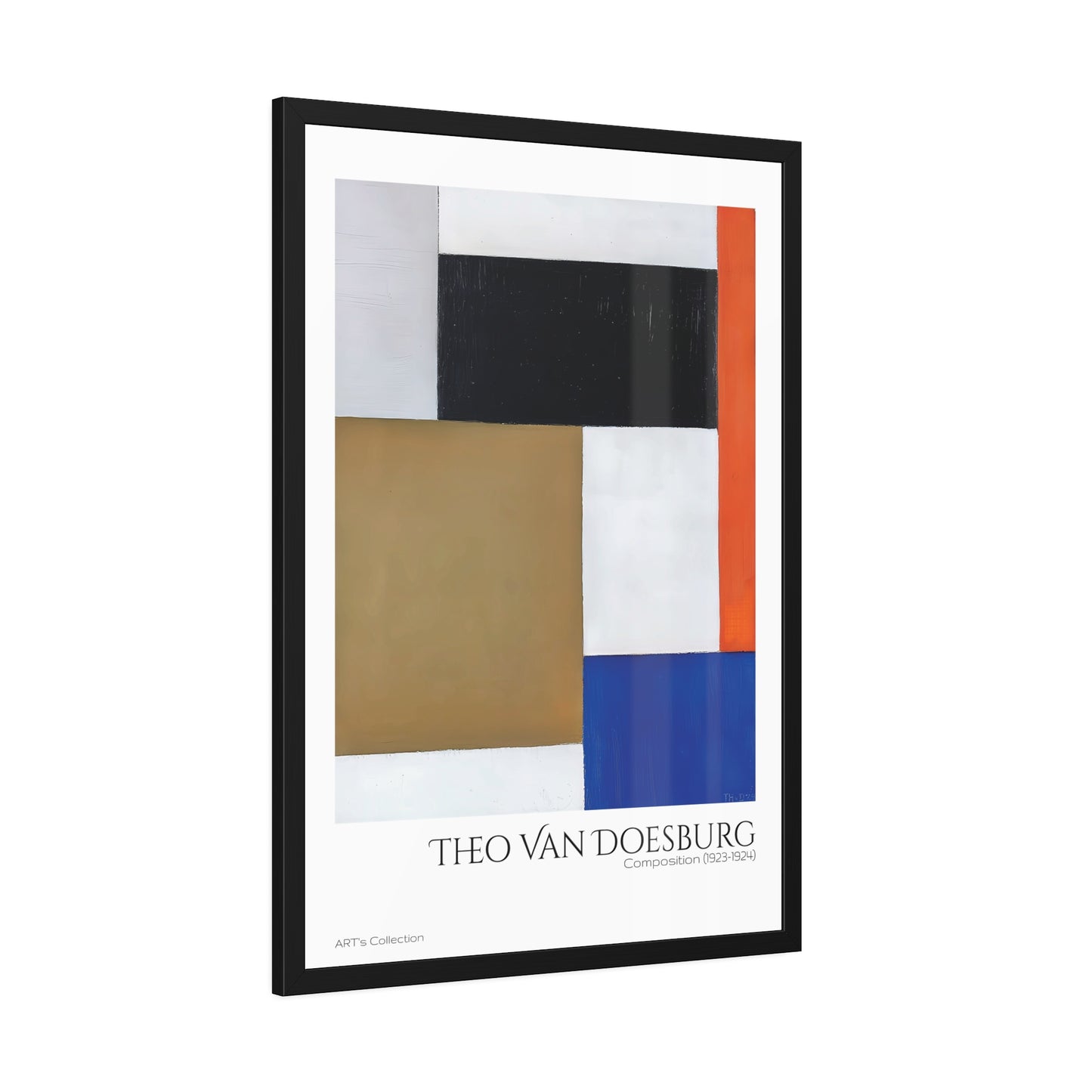 Composition (1923-1924) by Theo Van Doesburg / Affiche Encadrée série ART's Collection