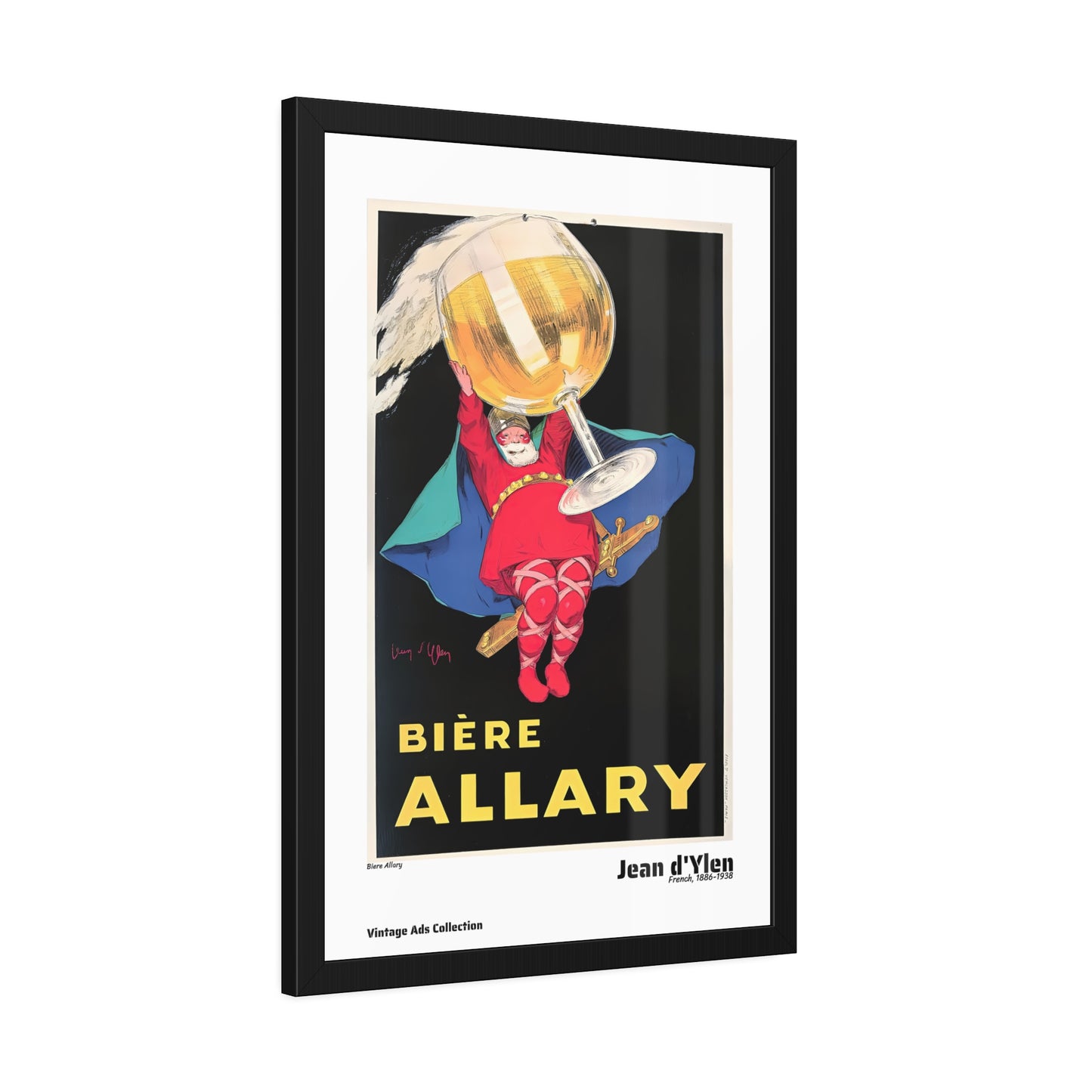 Biere Allary by Jean d'Ylen / Affiche Encadrée Série Vintage Ads Collection
