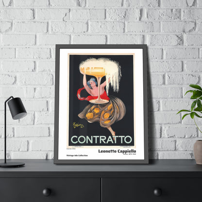 Contratto (1922) by Leonetto Cappiello / Affiche Encadrée Série Vintage Ads Collection
