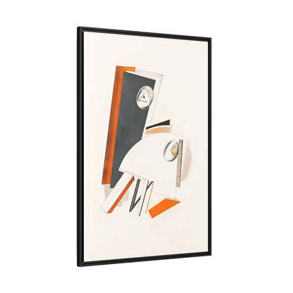 Angstliche (1923) by El Lissitzky / Toile encadrée sur caisse américaine