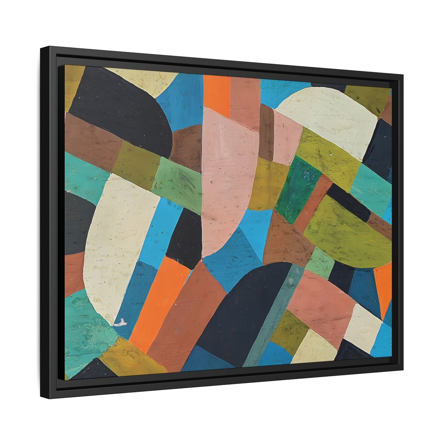 Petite Composition (Circa 1937)  by Otto Freundlich / Toile encadrée sur caisse américaine
