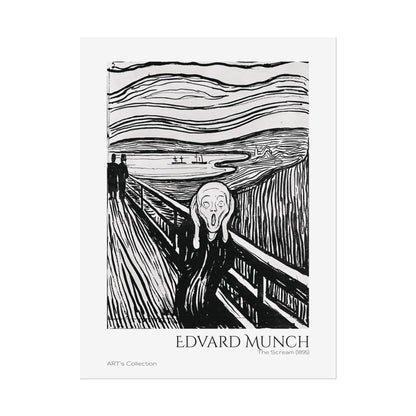The Scream (1895) by Edvard Munch / Affiche imprimée - Série ART's Collection