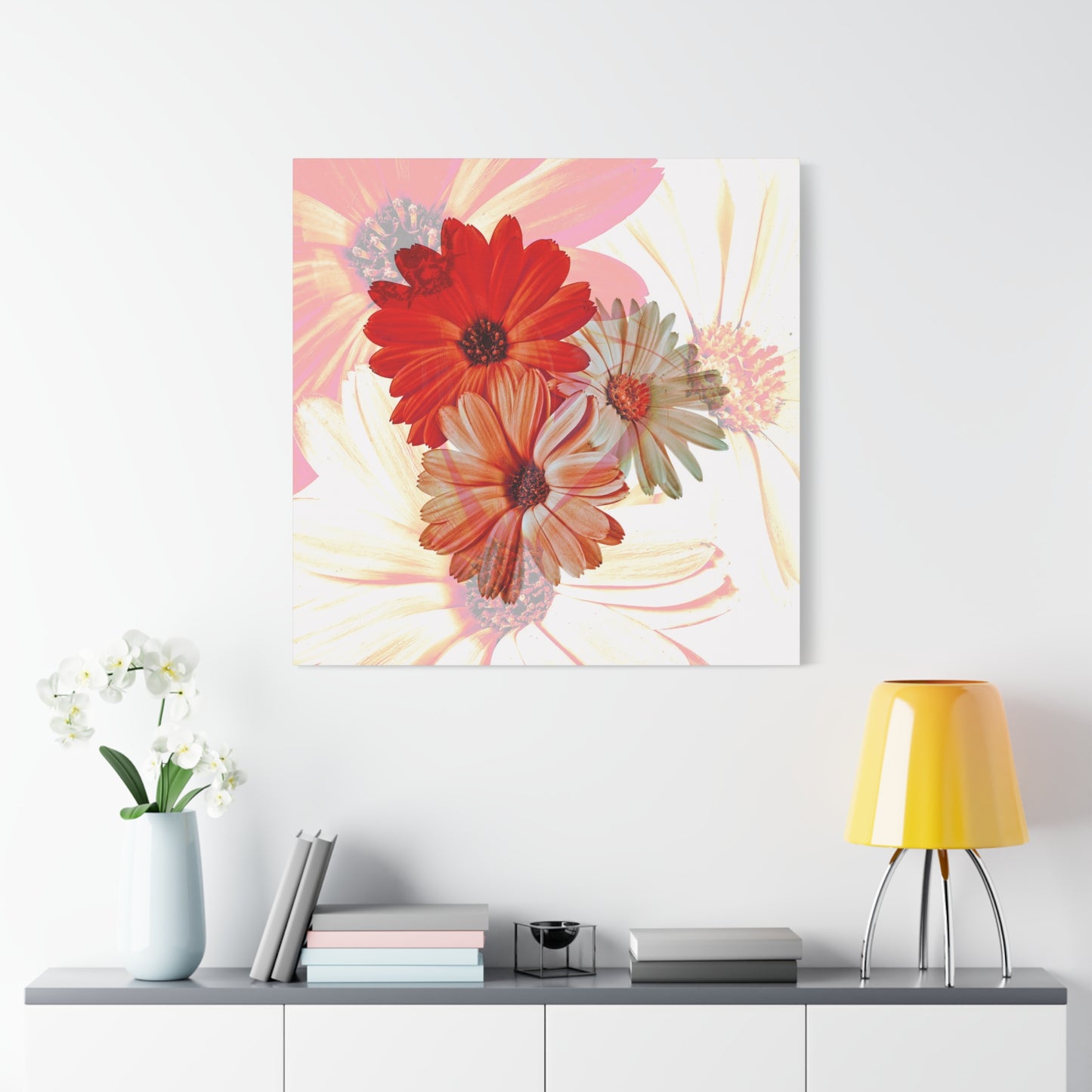 Collection Signature "FLORAL Numéro 18" sur Toile Fine Art sur Toile / Epaisseur 3,2cm - 1'25 po